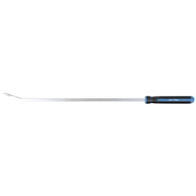 Long jumbo lever with cushioned grip, hollow chrome-molybdenum steel shaft, and steel tip for heavy-duty tasks