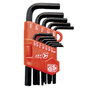 HEX KEY SET. SHORT 13 PCS SAE