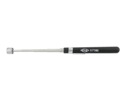 Telescopic magnetic pickup tool with cushioned handle, 3.5 lbs capacity, extends from 6-1/4" to 33-1/4" length