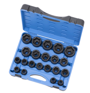 JEU DE DOUILLES IMPACT 3/4" 21PCS SAE