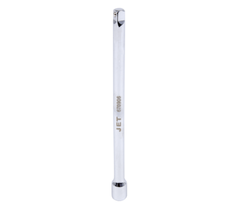 Chrome vanadium extension bar with 1/4-inch drive, forged steel construction for professional use