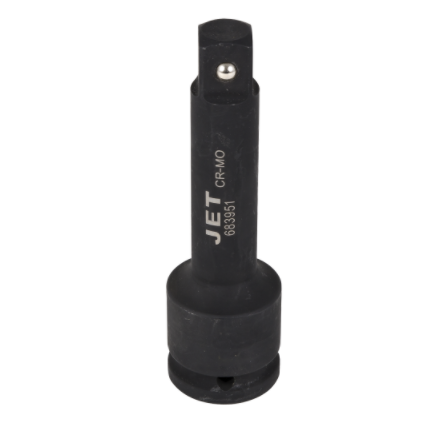 Jet 3/4 inch drive impact socket extension made of high-strength chrome-molybdenum steel for heavy-duty use