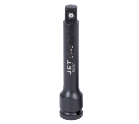 6-inch impact extension bar with chrome molybdenum steel construction and shock-resistant black finish