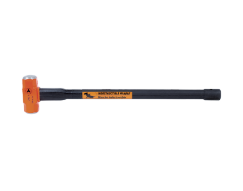 6lbs jet hammer with vulcanized rubber-coated spring steel head and impact-absorbing handle to reduce operator fatigue