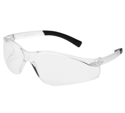 Lightweight protective glasses X330 with scratch-resistant lenses and comfortable black temple tips for daily safety use