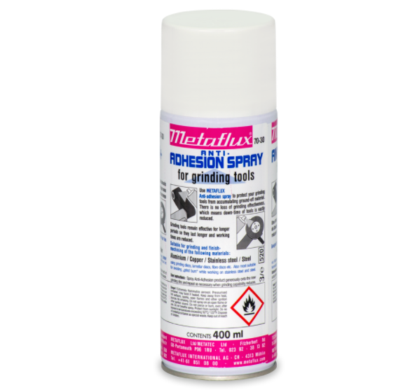 400ml Metaflux 70-30 anti-adhesion spray aerosol for preventing glazing on grinding wheels and abrasive discs