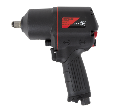 1/2" composite impact wrench with high torque, designed for loosening seized nuts up to 1200 lb/ft rapidly