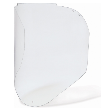 Clear replacement visor for UVEX S8550 face shield, with anti-scratch and UV protection coating