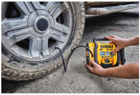 DeWALT - 20V BATTERY COMPRESSOR / INFLATOR. (TOOL ONLY)