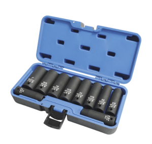 JEU DE DOUILLES IMPACT LONG 1/2'' 10PCS SAE
