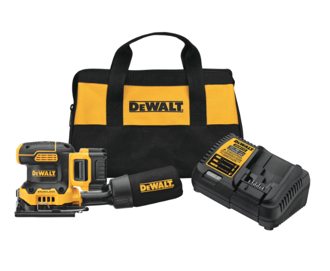 Dewalt - DCW200P1 - Kit ponceuse sans fil à vitesse variable pour papier 1/4 20V MAX XR