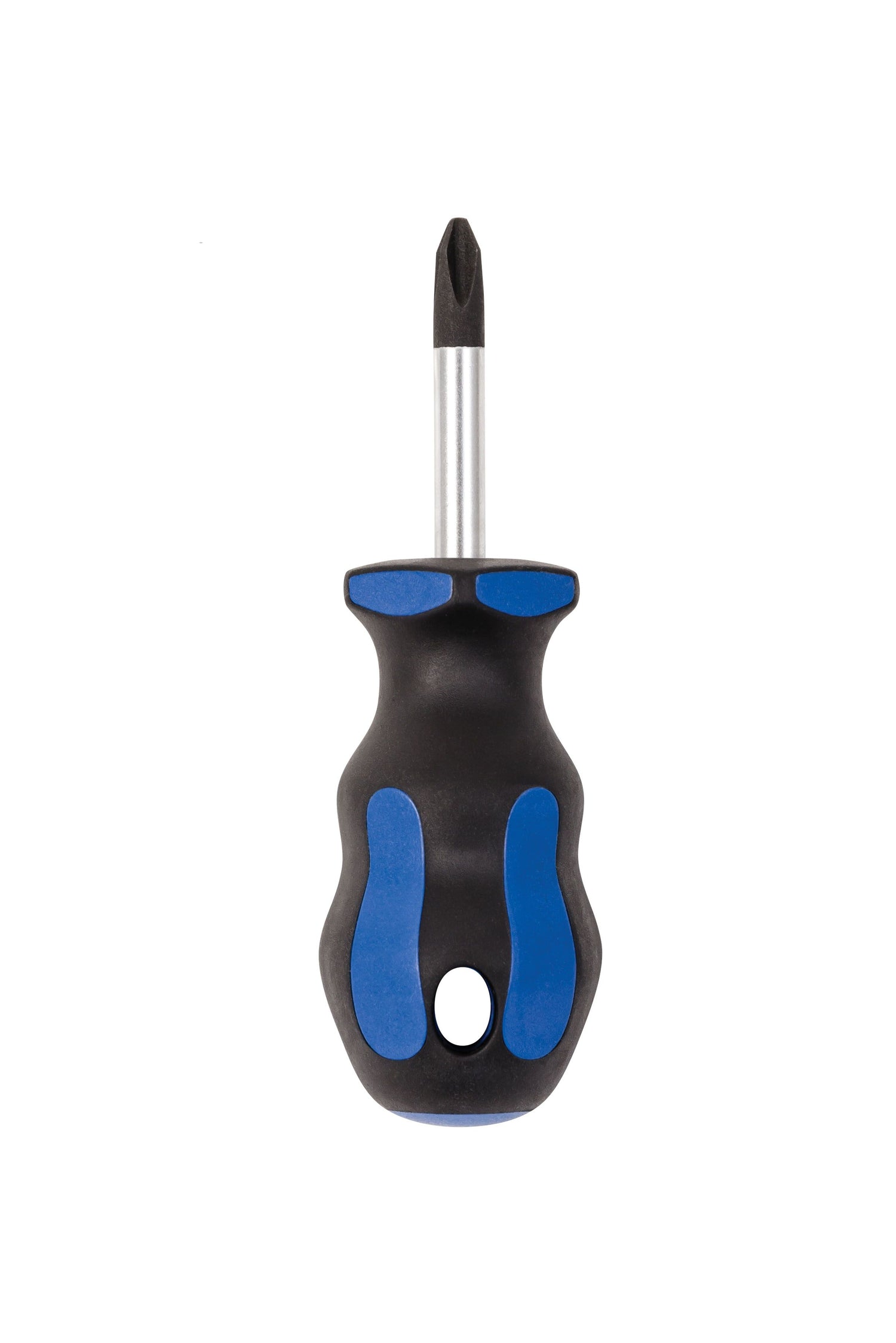 Ergonomic star screwdriver with black and blue polypropylene handle for comfortable grip and precise driving