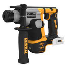 High-performance 20V MAX SDS Plus brushless rotary hammer drill with ergonomic handle and compact design