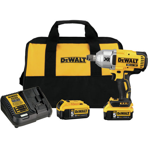 DEWALT IMPACT 3/4 KIT (2x20V/5AH+charger) 